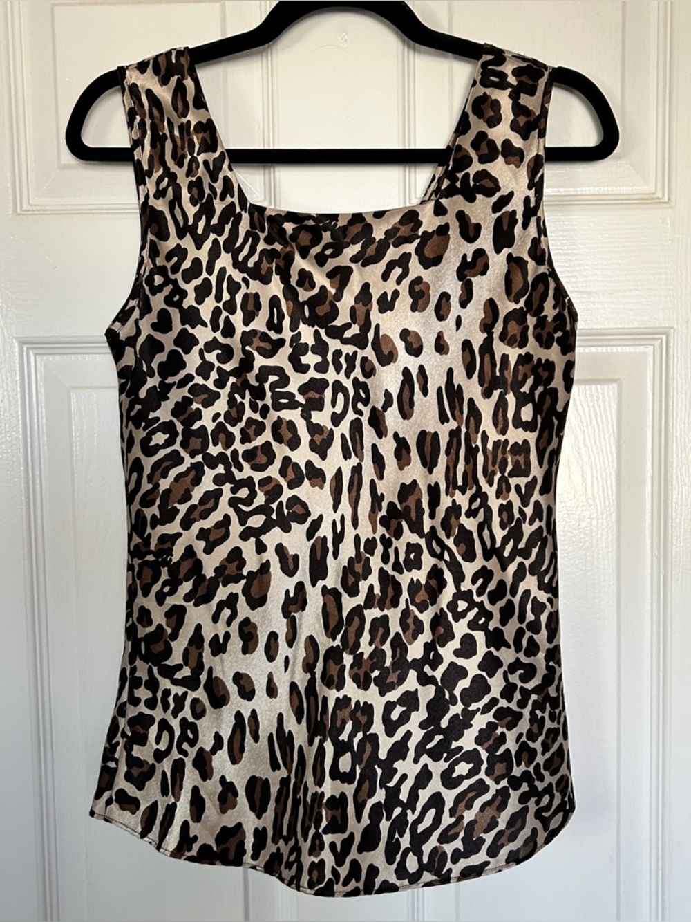 3/$20 Vintage 90’s Sleeveless Square Neck Leopard Top M